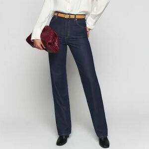 Reformation Cowboy High Rise Straight Jeans